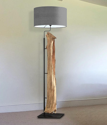Teak Floor Standing Lamp
