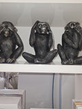 Set of 3 'No Evil' monkeys