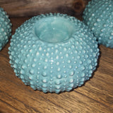 Three Dimensional Turquoise Sea Urchin Tealight Holder