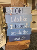 Nautical wall hanging sign