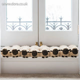 Flock of sheep draught excluder