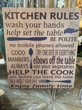 Kitchen Rules Sign