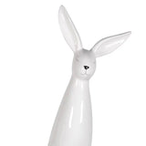 White Ceramic Rabbit Ornaments – Decorative Bunny Figures