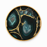 Blue and Gold Marble Effect Tray