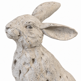 Sitting Grey Hare Sculpture