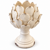 Distressed Flower Candleholder