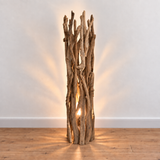 Teak Floor Spotlight