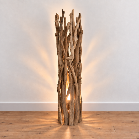 Teak Floor Spotlight
