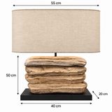 Driftwood lamp