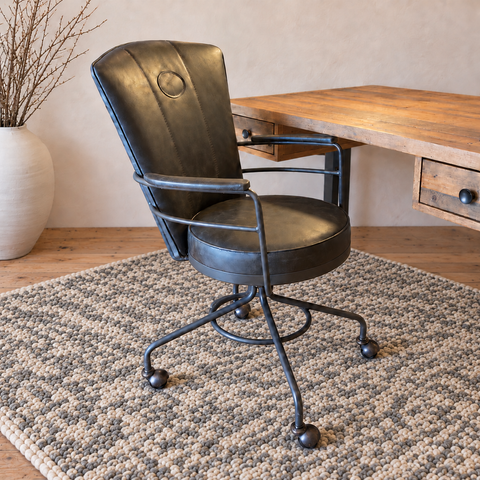 Industrial Style Grey Office Chair