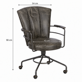 Industrial Style Grey Office Chair