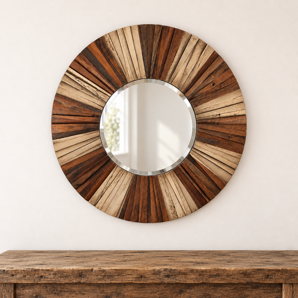 Designer Sunburst Mirror