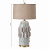 Textured Ceramic American Lamp