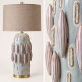 Textured Ceramic American Lamp