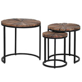 Set of 3 Reclaimed Wood Tables