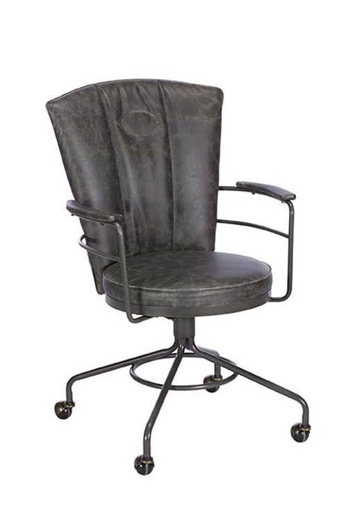 Industrial Style Grey Office Chair – Statement Desk Seating