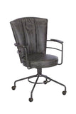Industrial Style Grey Office Chair – Statement Desk Seating