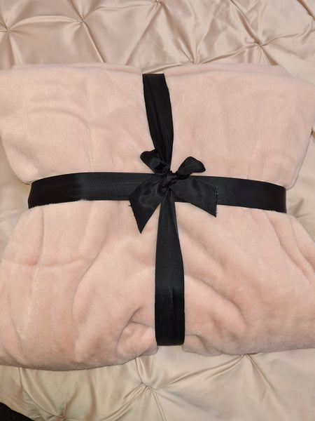 Blush Pink Throw