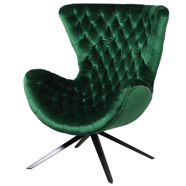 Designer Curved Club Chair
