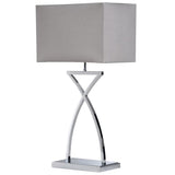 Cross Stem Table Lamp With Shade