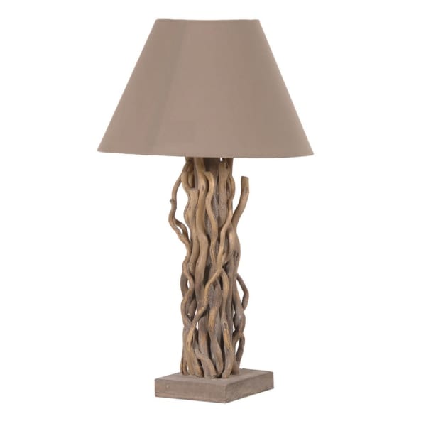Driftwood Lamp With Shade