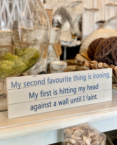 Ironing Sign