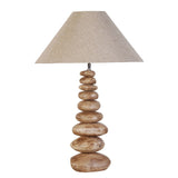 Stacked Pebble Lamp With Shade - Unique Gifts & Interiors